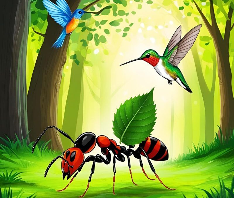 La hormiga y el colibrí